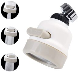 Adapter, nakładka kranu, baterii oszczędzający wodę perlator obrotowy