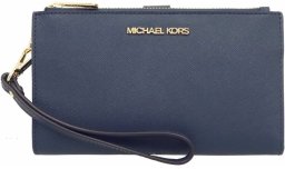 Neseser Michael Kors 35F8STVW0L-NAVY Niebieski Skórzany 19 x 11 x 3 cm