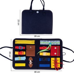 Sensoryczna Tablica Manipulacyjna Montessori XXL