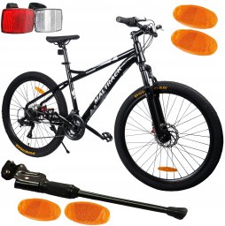 Rower Górski MTB MalTrack BLACK LIGHT GRAY TRAKKER 26''