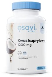 Osavi - Kwas Kaprylowy, 1200mg, 120 kapsułek miękkich