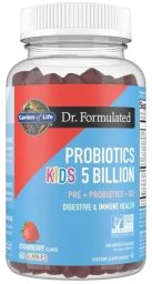 Garden of Life - Dr. Formulated Probiotics Kid's 5 Billion Gummies, Strawberry, 60 żelek