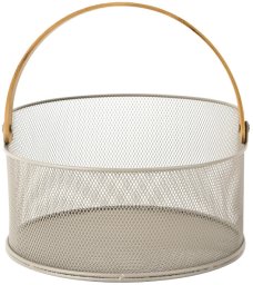 Husla Kosz na owoce szary