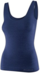 TA1059W Koszulka damska bez rękawów COMFORT MERINO granatowy S