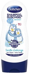Szampon i żel pod prysznic 2w1 Pingwinki 230 ml Bubchen Bubchen Shampoo  Shower gel 2in1 Gentle Darlings 230ml