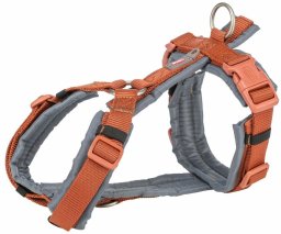 Trixie Szelki dla psa Trixie Premium Trekking Pomarańczowy Grafit L S/M