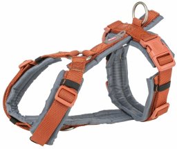 Trixie Szelki dla psa Trixie Premium Trekking Pomarańczowy Grafit L
