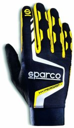 Rękawiczki Sparco HYPERGRIP+ Żółty/Czarny 11