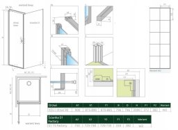 NES KDJ I DRZWI 90 L CZARNY/FACTORY