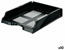 Tacka na dokumenty Esselte Czarny polistyrenu 26 x 7,6 x 33,6 cm (10 Sztuk)