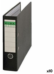 Segregator z szyną Elba Czarny 47 x 32 x 8 cm (10 Sztuk)