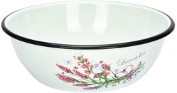 Miska emaliowana LAWENDA 4l