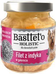 Basttet'o Holistic filet z indyka w galerecie dla psów 130g