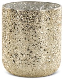 SZKŁO DEKORACYJNE MELIA (03) O 20 X 17 CM ZŁOTY