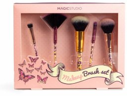 Zestaw Pędzli do Makijażu Magic Studio Pin Up Makeup Brush Lote 5 Części