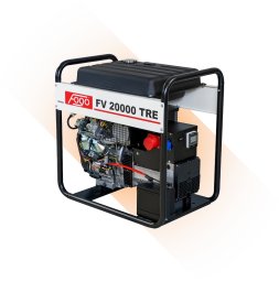 FOGO PORTABLE GENERATOR FV 20000 TRE 19.5kVA VOLTAGE STAB., ELECTR. DISP., BRIGGS ENGINE