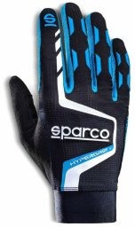 Rękawiczki Sparco Hipergrip+ Niebieski/Czarny Rozmiar 10