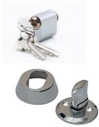 Cersanit CYLINDER SET SCANDINAVIAN E701 18 CHROME
