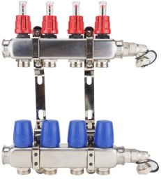U-tube CONTROLLED MANIFOLD WITH A FLOWMETER 10