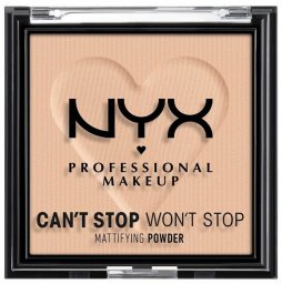 Puder kompaktowy NYX Can't Stop Won't Stop Light Medium (6 g)