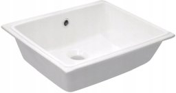The washbasin Kerasan Slim 022901 is glued from below