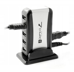 K462A HUB 2.0 USB 7 PORT + ZASILACZ NEW