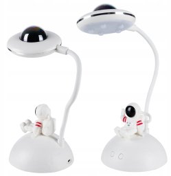 Lampka biurkowa Gotel biała  (K711P)