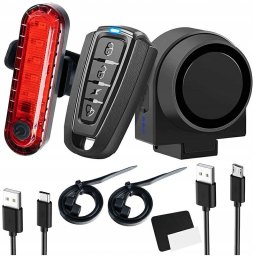 L47G ALARM ROWEROWY Z LAMPKĄ