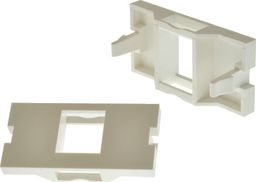  Lindy 4 face plate module for 1 keystone SnapIn module for wall boxes - 60551