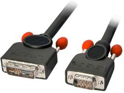 Kabel Lindy DVI-A - D-Sub (VGA) 2m czarny (41196)