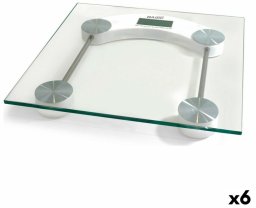 Cyfrowa Waga Łazienkowa Basic Home Przezroczysty (6 Sztuk)