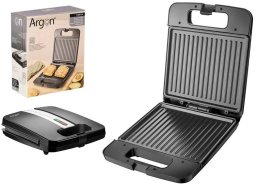 Opiekacz do Kanapek Argon K-718-2 Czarny Stal 1400 W