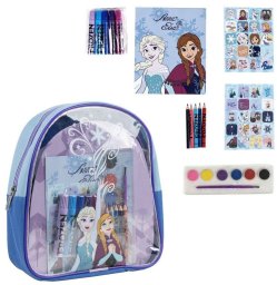 Dziecięcy plecak do rysowania Frozen Niebieski 22 x 23 x 7 cm