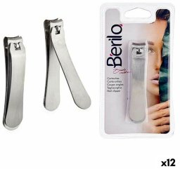 Obcinacz do Paznokci Berilo 1703240 Srebrzysty Metal (12 Sztuk)