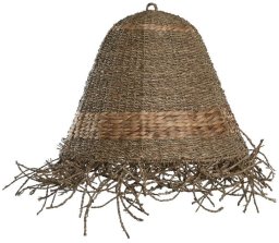Abażur do Lamp DKD Home Decor 56 x 56 x 52 cm Naturalny Trawa morska Boho