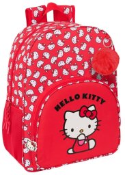Plecak szkolny Hello Kitty Iconic Biały Czerwony 33 x 42 x 14 cm