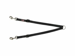 Trixie Premium M/L dwójnik 0.7m czarny