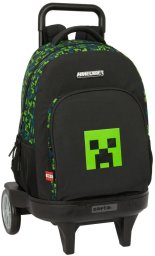 Torba szkolna z kółkami Minecraft Tnt Wielokolorowy 33 x 45 x 22 cm