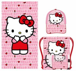Ręcznik plażowy Hello Kitty Różowy