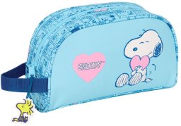 Torba podróżna Snoopy Love Jasnoniebieski 26 x 16 x 9 cm