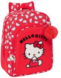 Plecak szkolny Hello Kitty Iconic Biały Czerwony 26 x 34 x 11 cm
