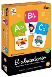 Zabawa Edukacyjna Diset El Abecedario 54 Części