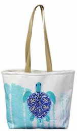 Torba na plażę Secaneta 48 x 33 x 14 cm Żółw