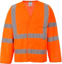 C473 - Kamizelka ostrzegawcza z długimi rękawami - żółty L/XL