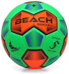 Plażowa piłka do gry w nogę PVC 20 cm Kolor Zielony 20-23 cm
