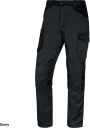 M2LPA3 - spodnie robocze MACH2  regular gumka w talii po bokach kolana wstępnie uformowane 7 kieszeni 1 na miarkę serża: 65% poliester 35% bawełna, 245 g/m2 3XL