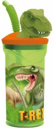 Kubek ze Słomką Stor T-Rex Kolor Zielony
