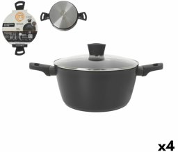 Garnek z Pokrywką MasterChef 24 cm (4 Sztuk)