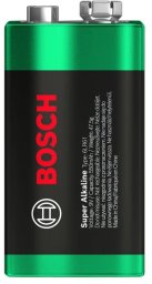 BATERIA BOSCH 1SZT 9V SUPER ALKALINE 6LR61SA1B/00