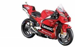 Motocykl Colorbaby Gp Ducati Lenovo 2022 63 Francesco Bagnaia 1:18 Czerwony